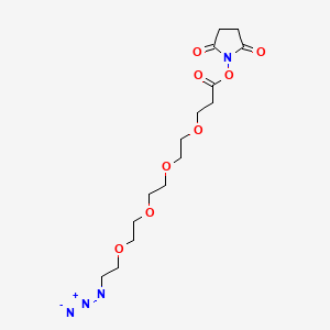 2,5-Dioxopyrrolidin-1-yl 1-azido-3,6,9,12-tetraoxapentadecan-15-oate