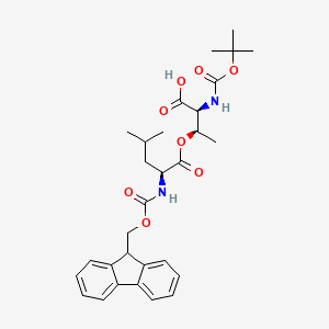 O-((((9H-fluoren-9-yl)methoxy)carbonyl)-L-leucyl)-N-(tert-butoxycarbonyl)-L-threonine