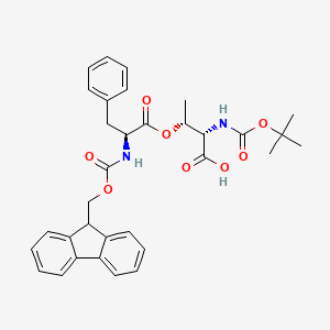 O-((((9H-fluoren-9-yl)methoxy)carbonyl)-L-phenylalanyl)-N-(tert-butoxycarbonyl)-L-threonine
