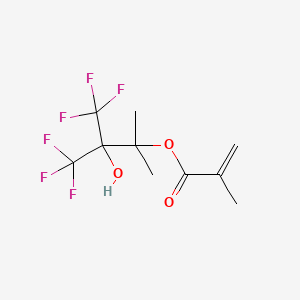 4,4,4-Trifluoro-3-hydroxy-2-methyl-3-(trifluoromethyl)butan-2-yl methacrylate