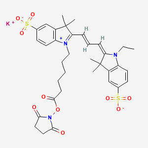 Sulfo-Cyanine 3 NHS Ester Potassium Salt(contains 3% Dichloromethane at maximum)