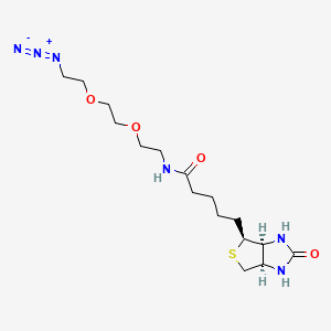 N-(2-(2-(2-Azidoethoxy)ethoxy)ethyl)-5-((3aS,4S,6aR)-2-oxohexahydro-1H-thieno[3,4-d]imidazol-4-yl)pentanamide