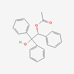 (R)-2-Hydroxy-1,2,2-triphenylethyl acetate