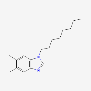 5，6-Dimethyl-1-octyl-1H-benzimidazole