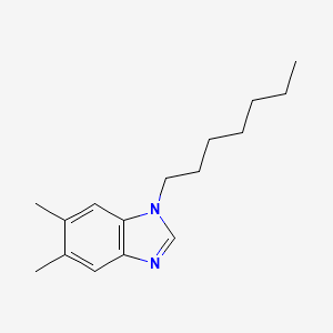 1-Heptyl-5,6-dimethyl-1H-benzimidazole