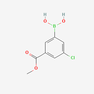(3-Chloro-5-(methoxycarbonyl)phenyl)boronic acid