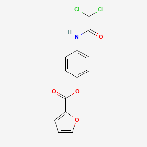 4-[(2，2-Dichloroacetyl)amino]phenyl 2-furancarboxylate