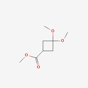 Methyl 3,3-dimethoxycyclobutane-1-carboxylate