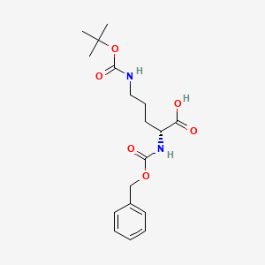 (R)-2-(((Benzyloxy)carbonyl)amino)-5-((tert-butoxycarbonyl)amino)pentanoic acid