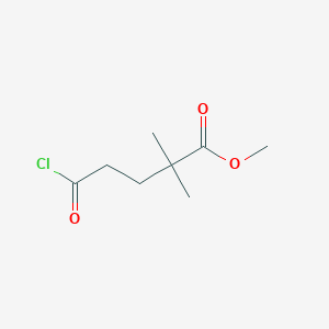 Methyl 5-chloro-2,2-dimethyl-5-oxopentanoate